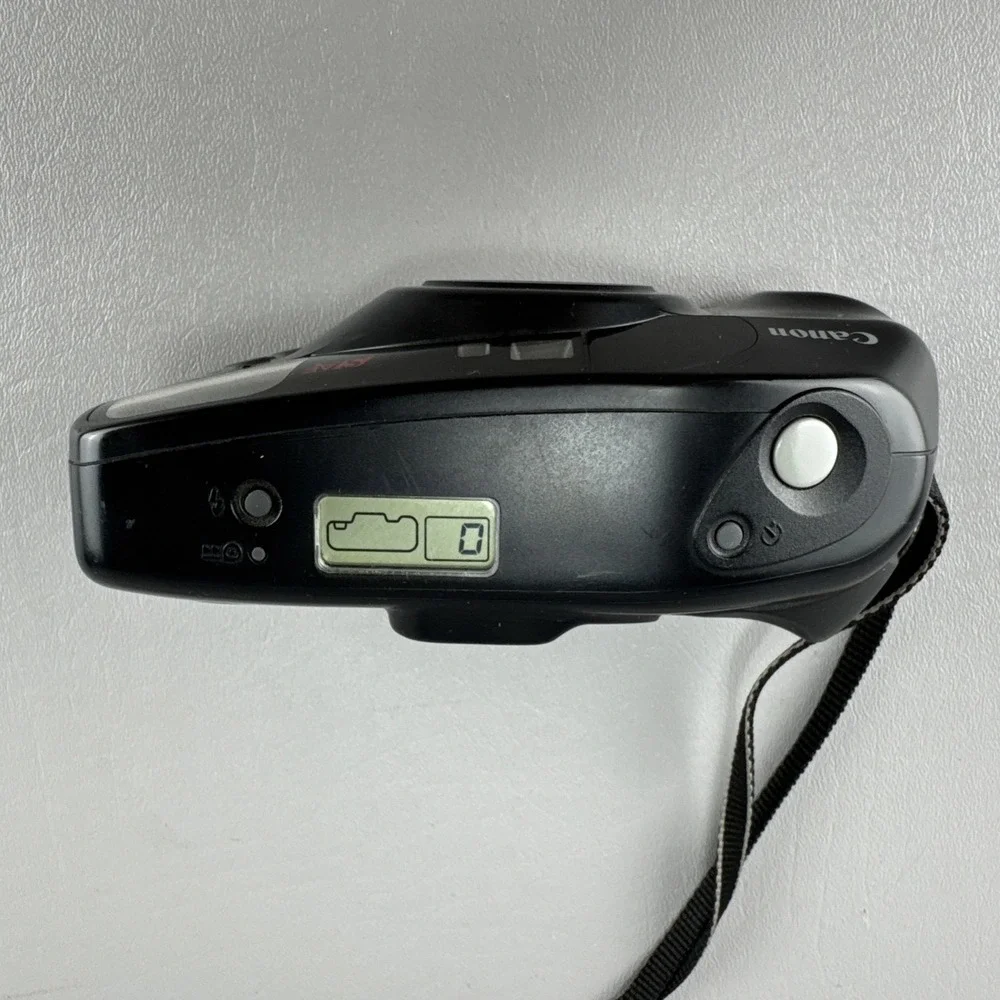 Canon Sure Shot Zoom-S Black Point & Shoot 35mm Film Camera Untested Parts Repai